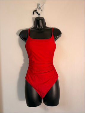 Women's Unbranded Red One Piece Swimsuit S